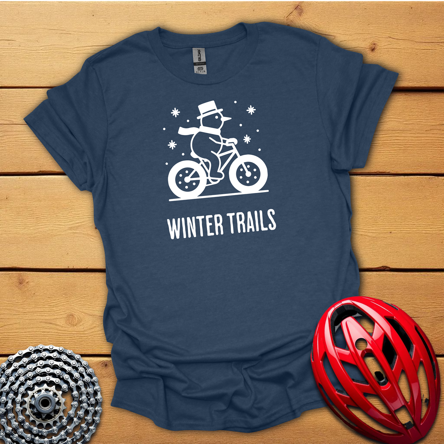 Winter Trails 1 cycling T-Shirt