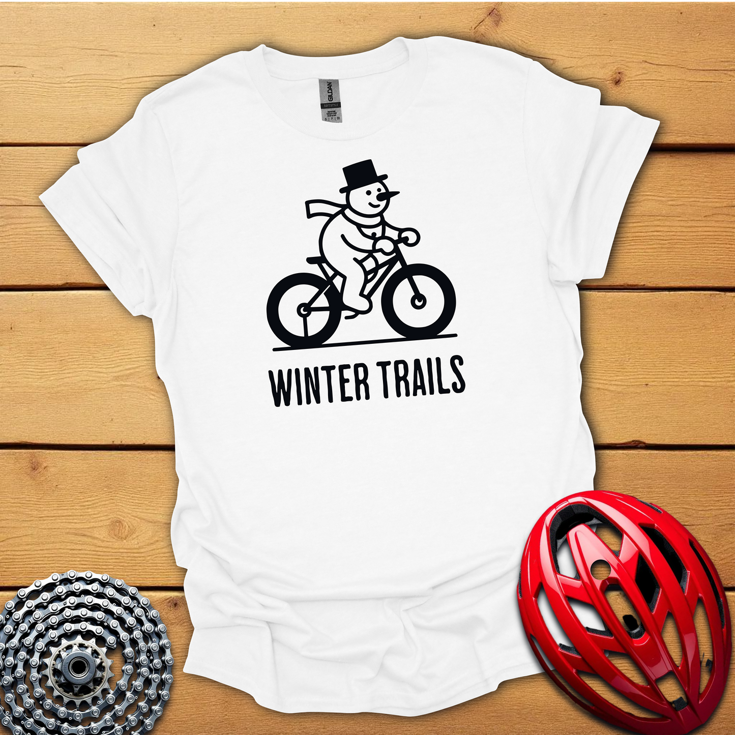 Winter Trails cycling T-Shirt