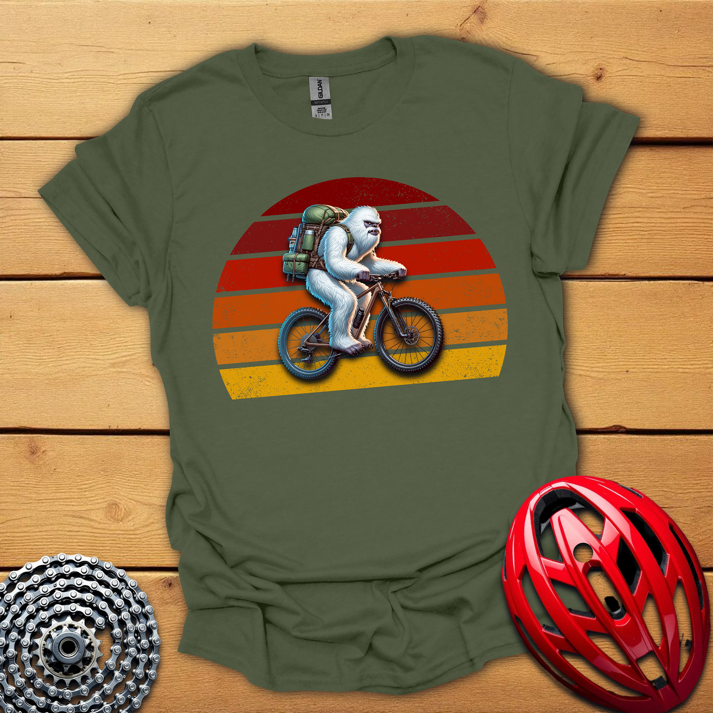 Yeti bike packing T-Shirt