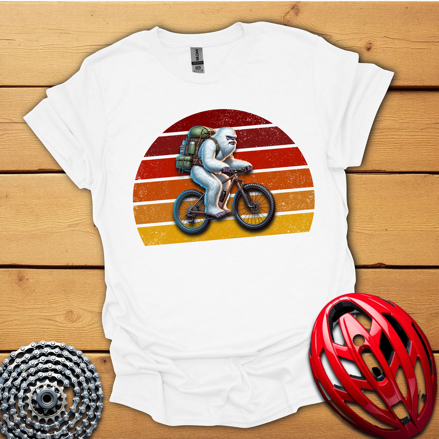 Yeti bike packing T-Shirt